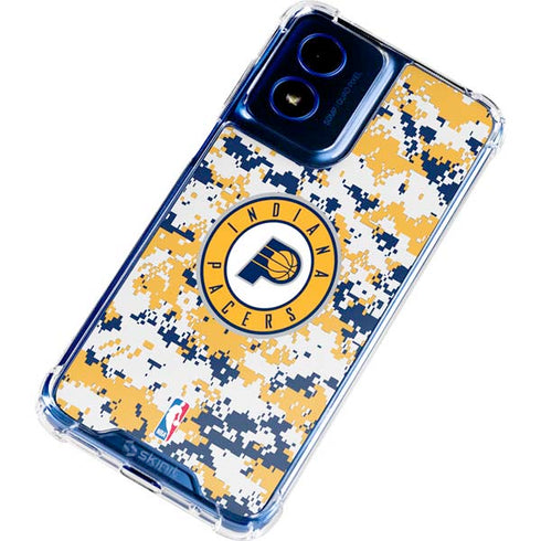 NBA Indiana Pacers Digi Camo Moto G 5G (2024) Clear Case